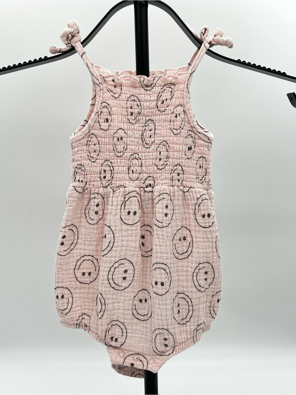 Grayson Mini Pink Girls' Onesie - Soft Pink, Size 6-9M